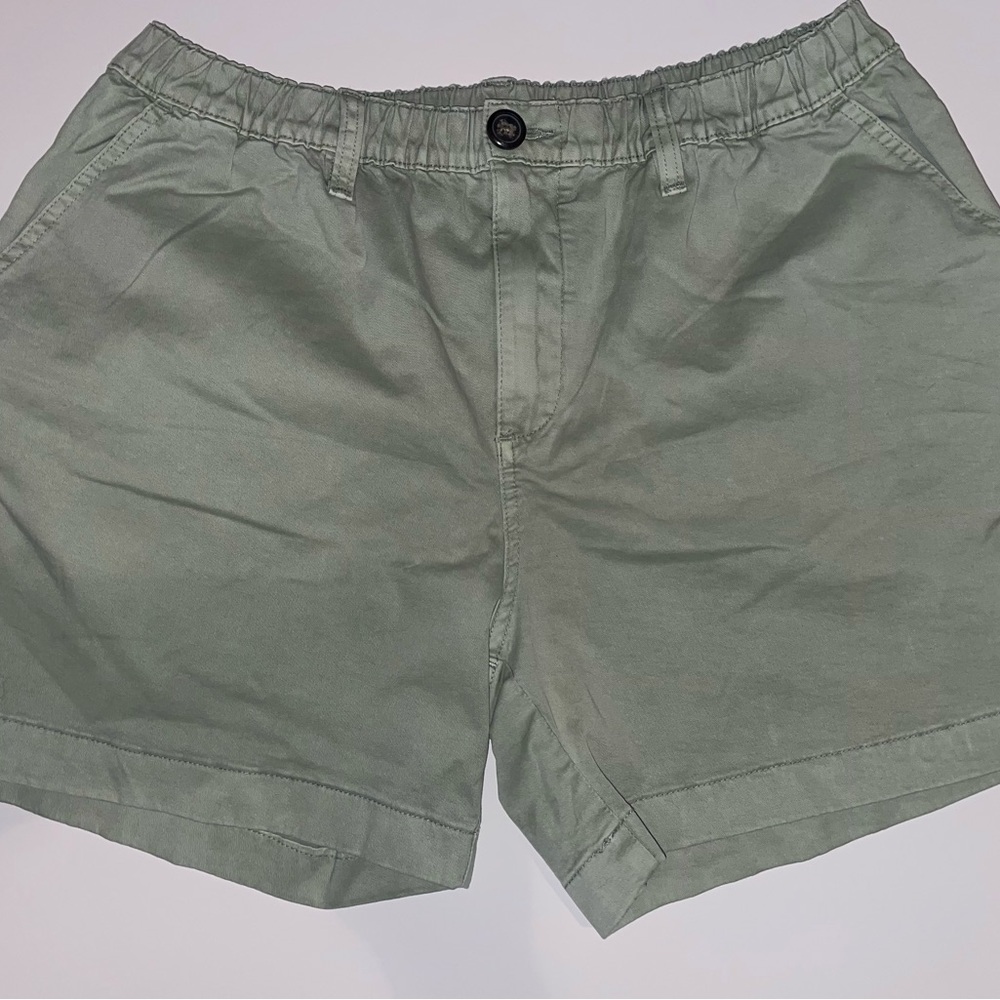 Chubbies Olive Green Flat Front Shorts